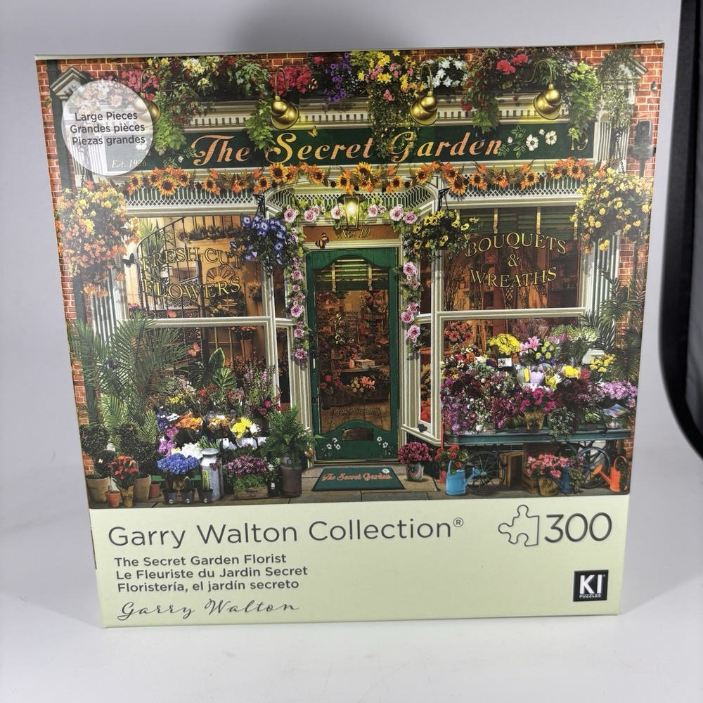 KI Puzzle 300 Pieces Garry Walton Jigsaw Puzzle The Secret‎ Garden Florist New